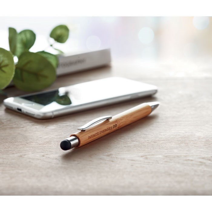 BAYBA - Bamboe stylus balpen