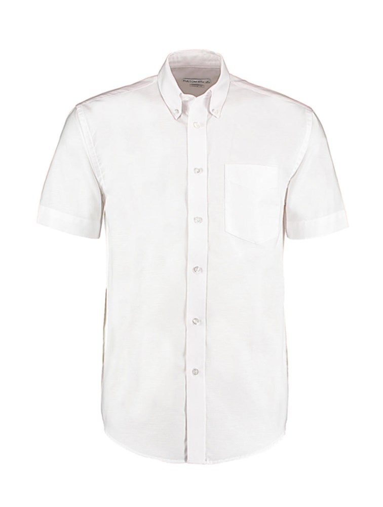 Classic Fit Workwear Oxford Shirt SSL - White