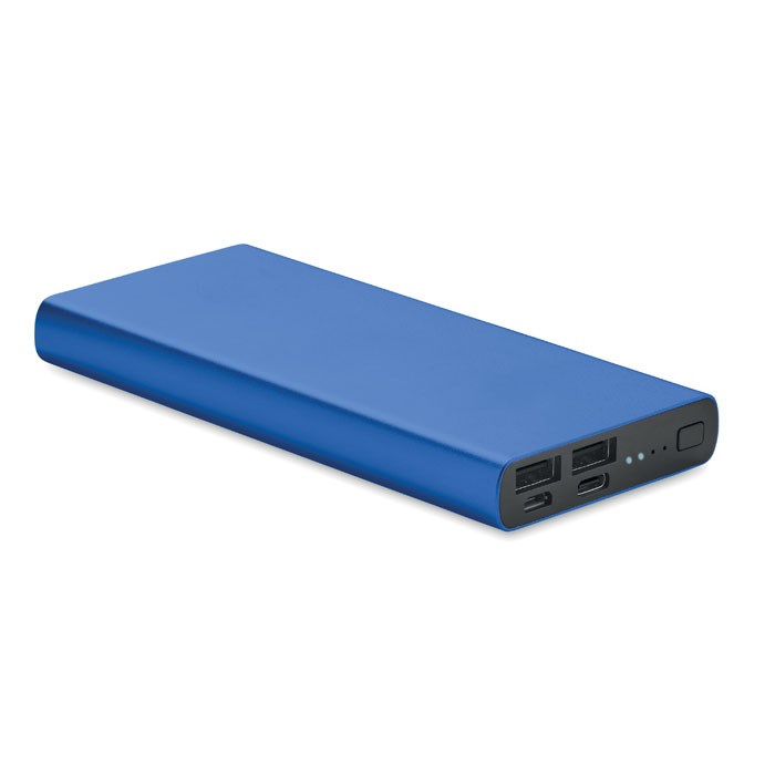 POWERFLAT 8 C - 10000 mAh powerbank - Royal Blauw