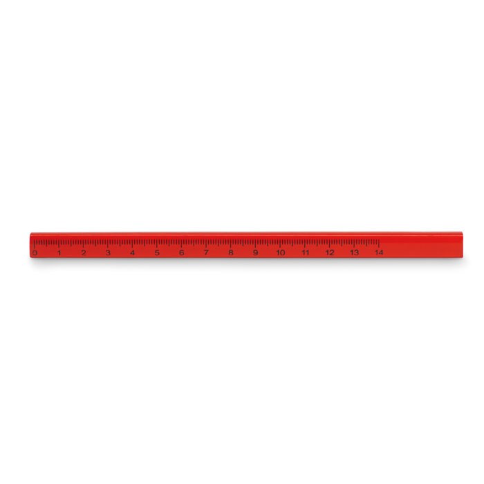 MADEROS - Timmermanspotlood, 14 cm - Rood