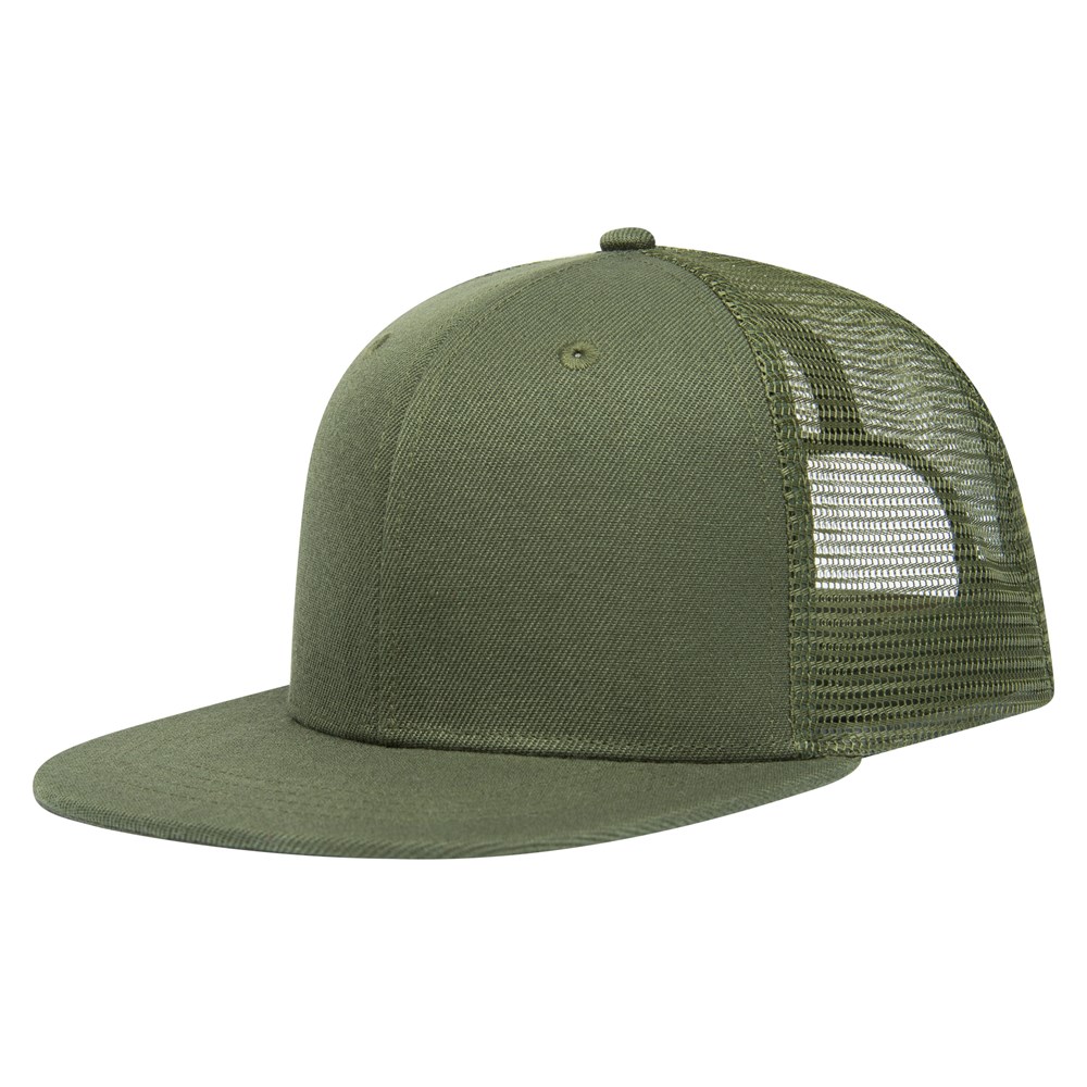 Trucker cap high profile - Retail - Olijfgroen (PMS 7764C) / Olijfgroen