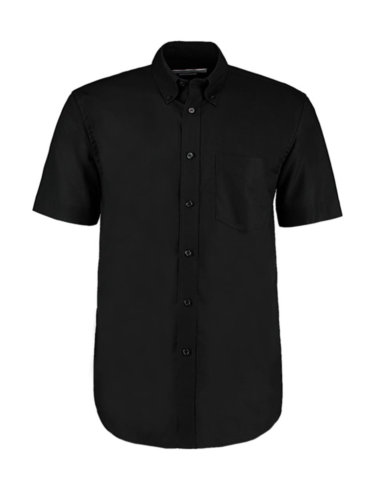 Classic Fit Workwear Oxford Shirt SSL - Black