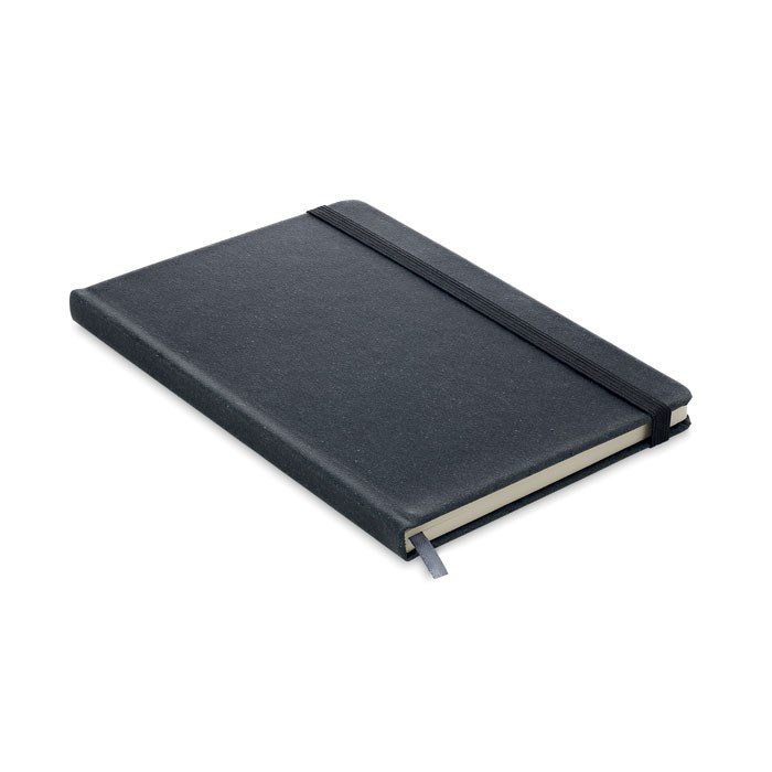 BAOBAB - Gerecycled PU A5 notitieboek - Zwart