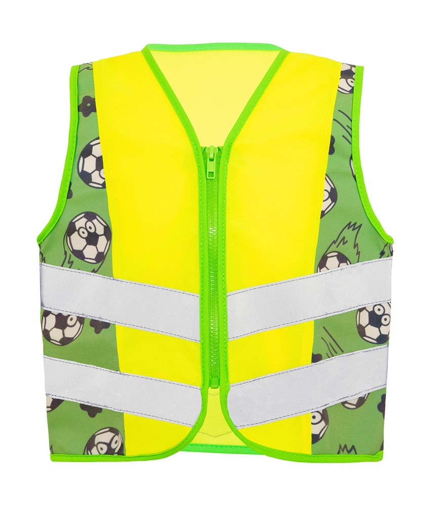 Children's Safety Vest Action - Soccer Yellow
