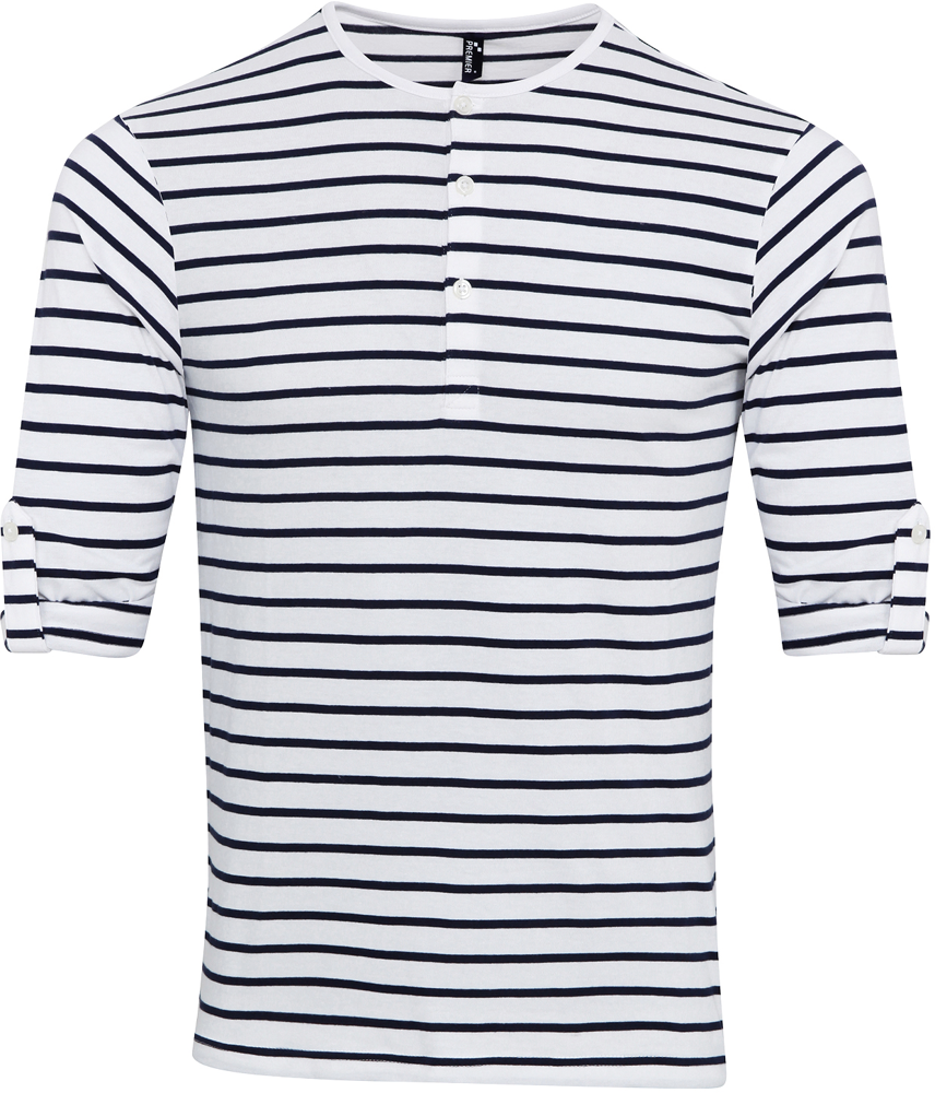 PR218C - Long John - Men's roll sleeve T-shirt
