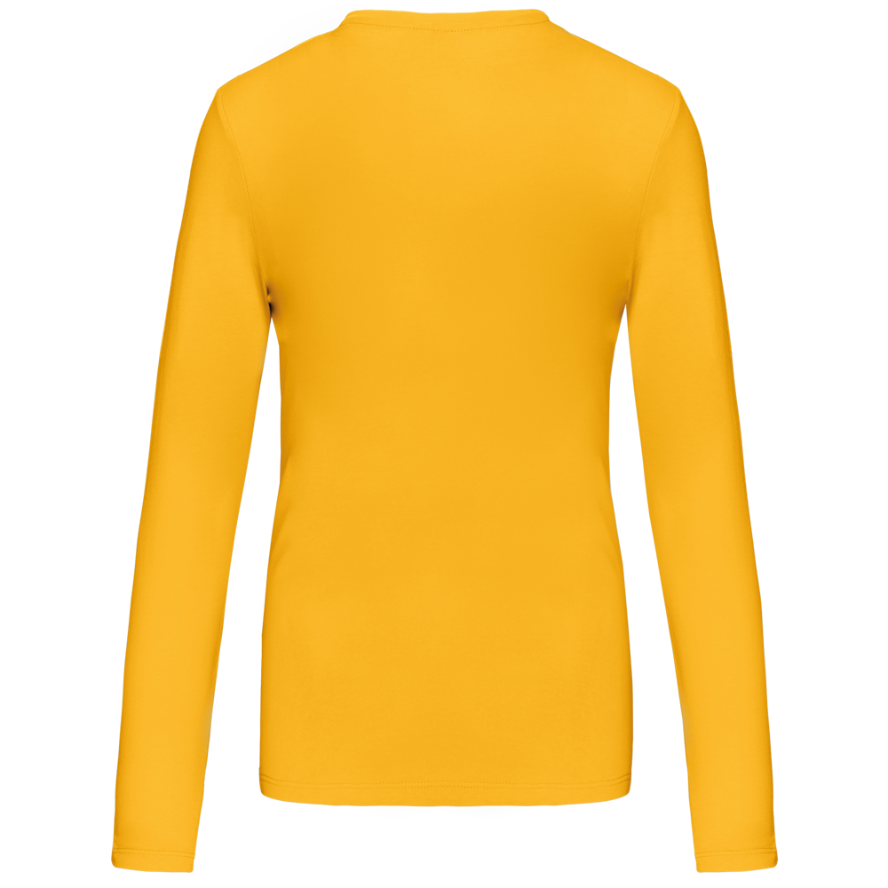K382C - Dames t-shirt V-hals lange mouwen K382C - Dames t-shirt V-hals lange mouwen