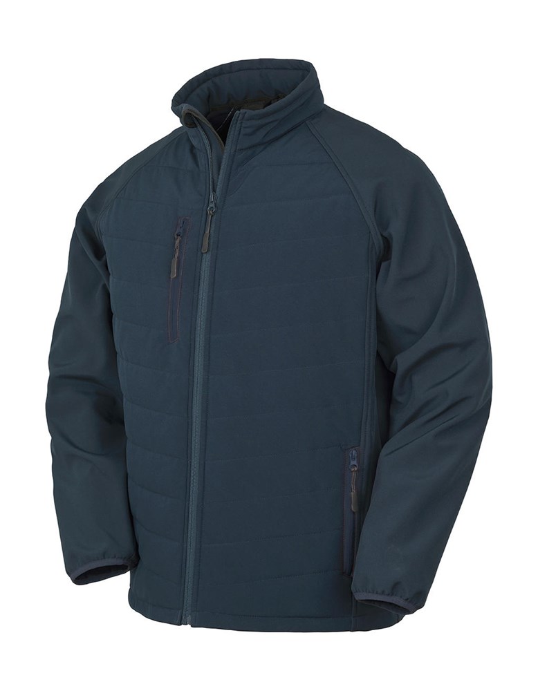 Compass Padded Softshell - Navy/Navy