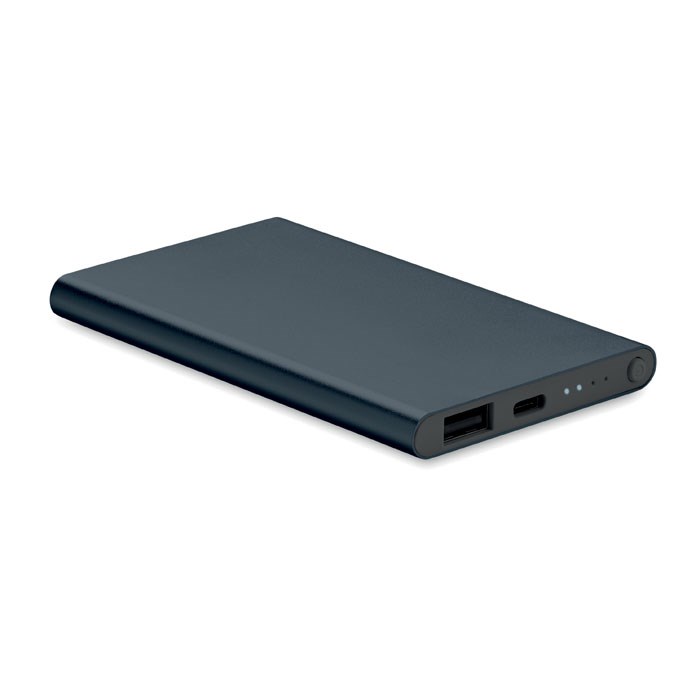 POWERFLAT C - 4000 mAh Power Bank Type C - Marineblauw